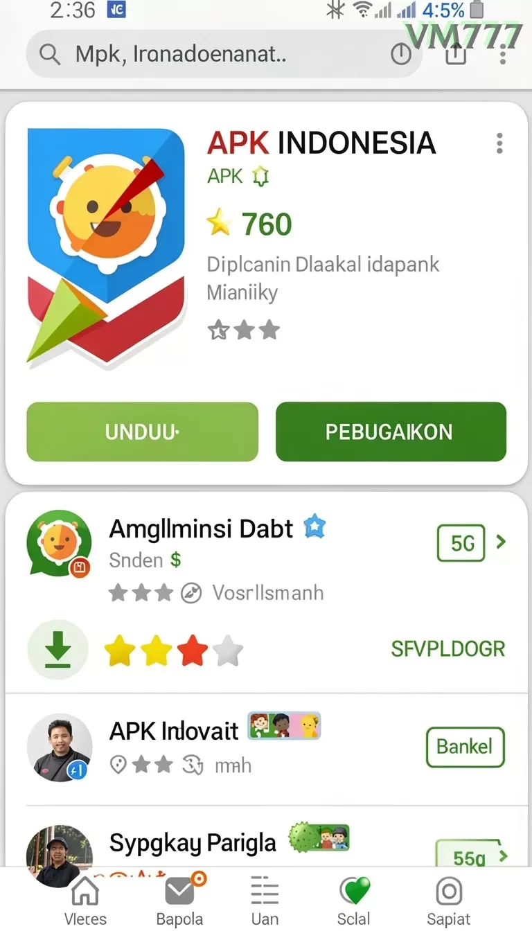 Cuplikan layar DUIT188 — pengaturan akun