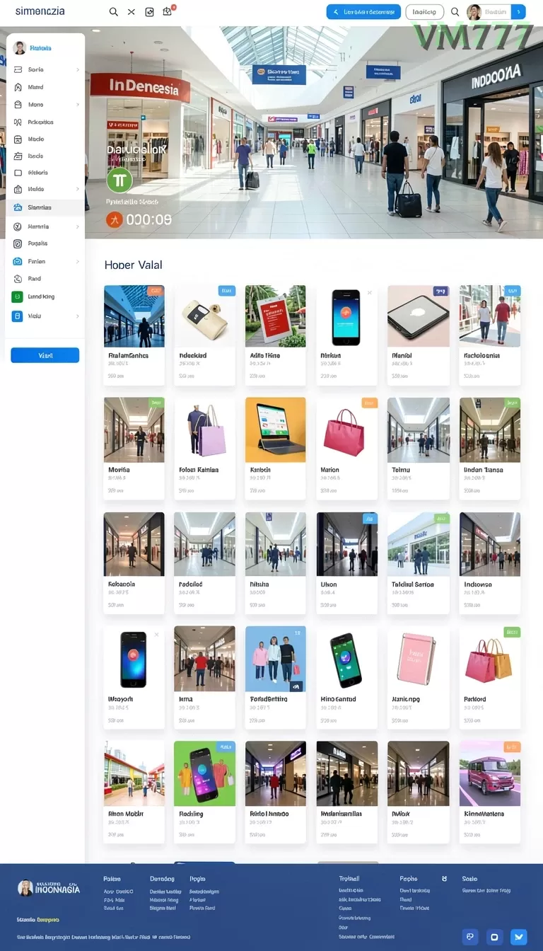 Cuplikan layar ADAM77 — menu navigasi