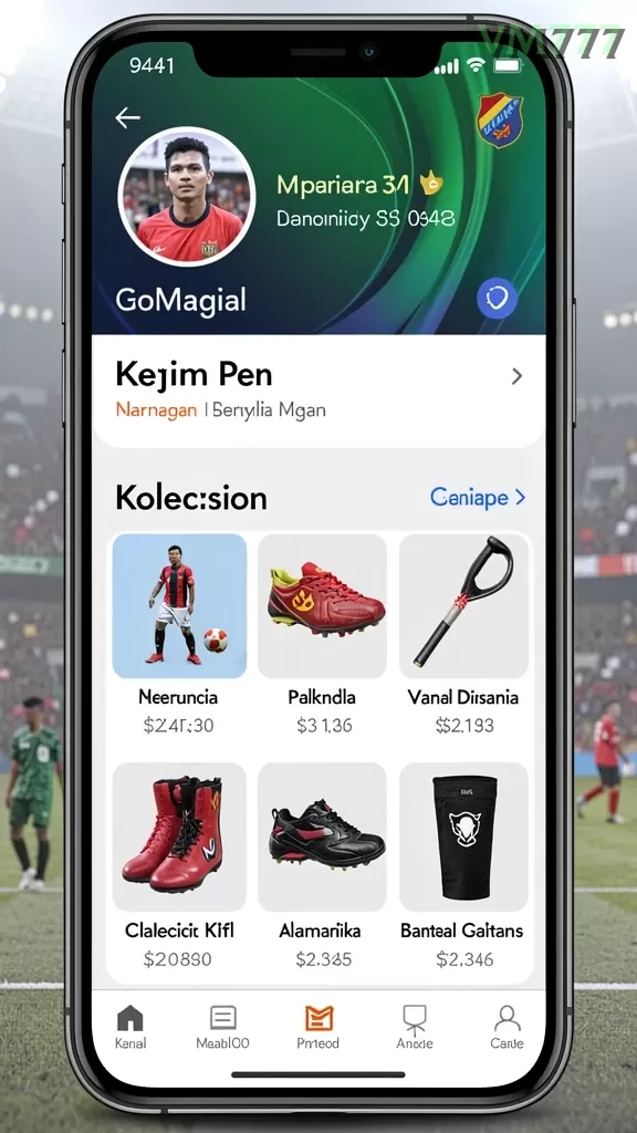 Cuplikan layar BETWIN188 — menu navigasi